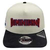 Dominican Republic Chrome and Black Camo Flag Patch New Era 9FIFTY A-Frame Snapback Hat