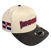 Dominican Republic Chrome and Black Camo Flag Patch New Era 9FIFTY A-Frame Snapback Hat