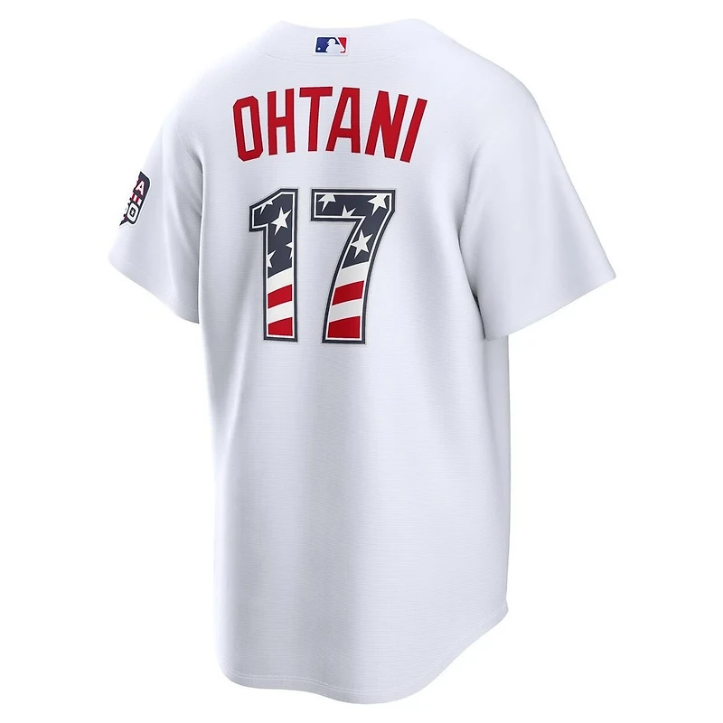 Los Angeles Dodgers Shohei Ohtani White USA 250 Fourth Of July 2026 Home Nike Stadium Jersey