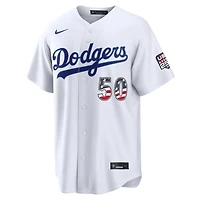 Los Angeles Dodgers Mookie Betts White USA 250 Fourth Of July 2026 Home Nike Stadium Jersey