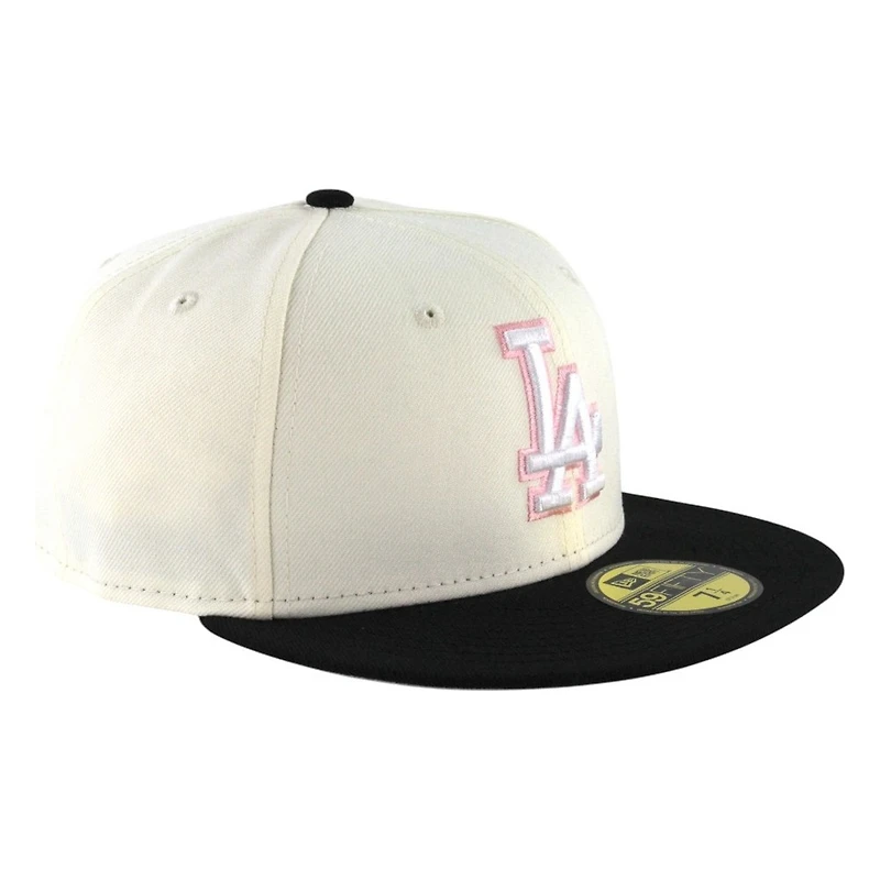 Los Angeles Dodgers Chrome Pink New Era 59FIFTY Fitted Hat