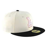 Los Angeles Dodgers Chrome Pink New Era 59FIFTY Fitted Hat