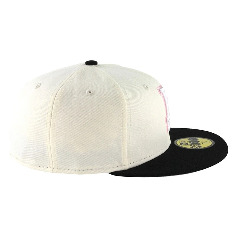 Los Angeles Dodgers Chrome Pink New Era 59FIFTY Fitted Hat