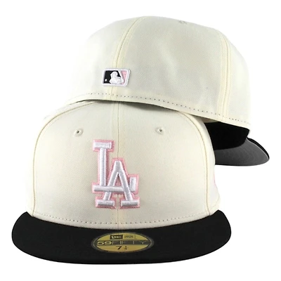 Los Angeles Dodgers Chrome Pink New Era 59FIFTY Fitted Hat