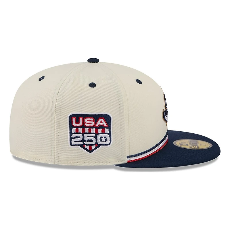 Stockton Ports 2026 Fourth of July USA 250 Patch New Era 59FIFTY Fitted Hat
