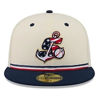 Stockton Ports 2026 Fourth of July USA 250 Patch New Era 59FIFTY Fitted Hat