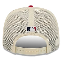 Los Angeles Angels 2026 Fourth of July USA 250 Patch New Era 9SEVENTY Trucker Adjustable Snapback Hat