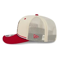 Los Angeles Angels 2026 Fourth of July USA 250 Patch New Era 9SEVENTY Trucker Adjustable Snapback Hat