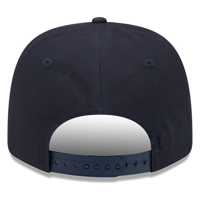 Atlanta Braves Navy Wordmark Roper 9SEVENTY Snapback Hat