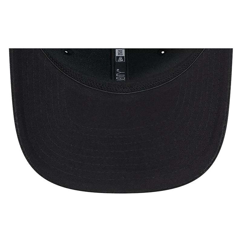 Chicago White Sox Black Wordmark Roper 9SEVENTY Snapback Hat
