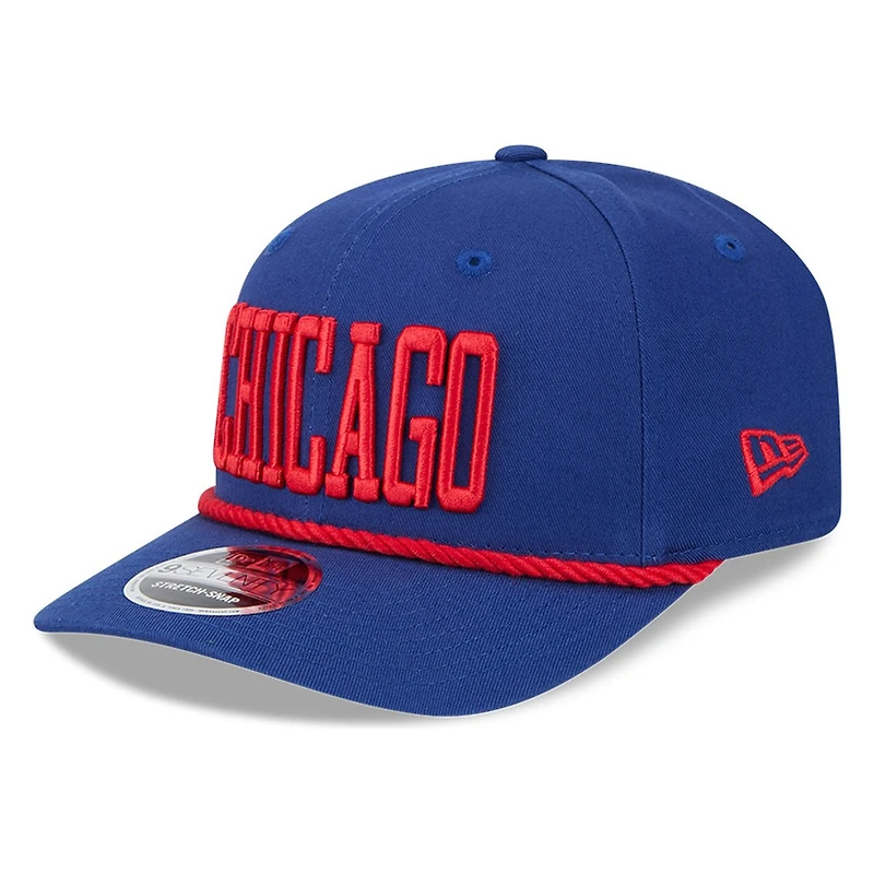Chicago Cubs Royal Blue Wordmark Roper 9SEVENTY Snapback Hat