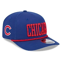 Chicago Cubs Royal Blue Wordmark Roper 9SEVENTY Snapback Hat