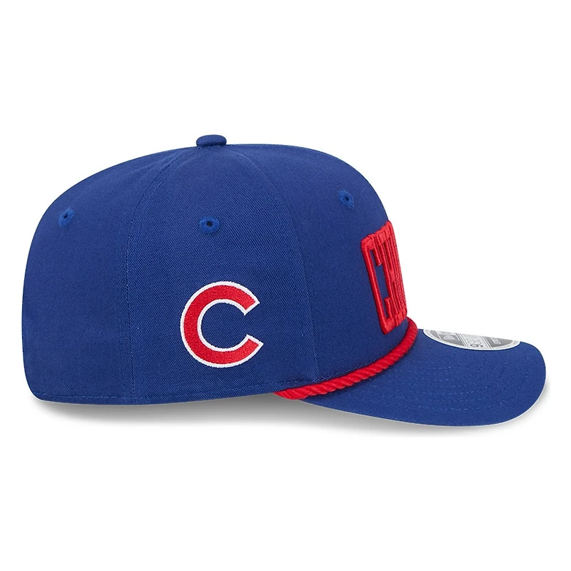 Chicago Cubs Royal Blue Wordmark Roper 9SEVENTY Snapback Hat