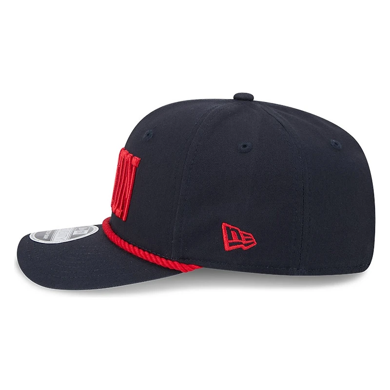 Boston Red Sox Navy Wordmark Roper 9SEVENTY Snapback Hat
