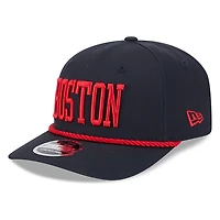 Boston Red Sox Navy Wordmark Roper 9SEVENTY Snapback Hat