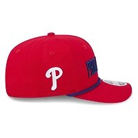 Philadelphia Phillies Red Wordmark Roper 9SEVENTY Snapback Hat