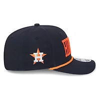 Houston Astros Navy Wordmark Roper 9SEVENTY Snapback Hat