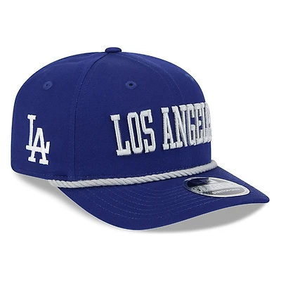 Los Angeles Dodgers Royal Blue Wordmark Roper 9SEVENTY Snapback Hat