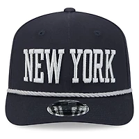 New York Yankees Navy Wordmark Roper 9SEVENTY Snapback Hat