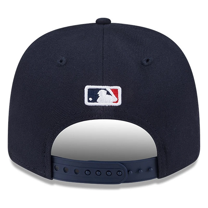 Boston Red Sox Navy Player Replica New Era 9SEVENTY Stretch Snapback Hat