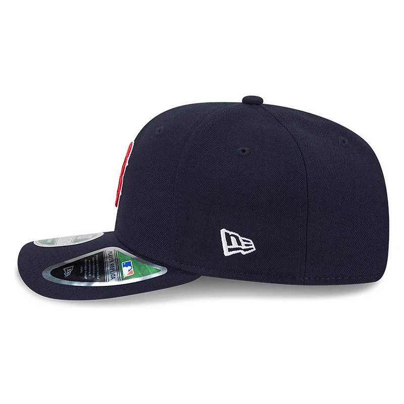 Boston Red Sox Navy Player Replica New Era 9SEVENTY Stretch Snapback Hat