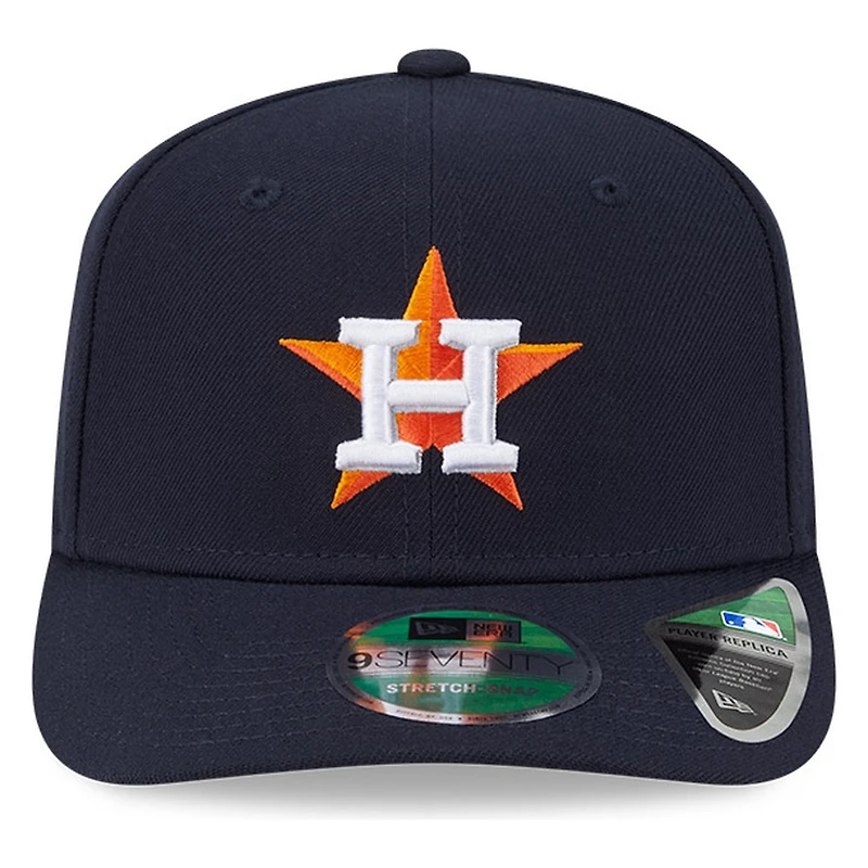 Houston Astros Navy Player Replica New Era 9SEVENTY Stretch Snapback Hat