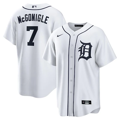 Detroit Tigers Kevin McGonigle White Home Nike Replica Jersey