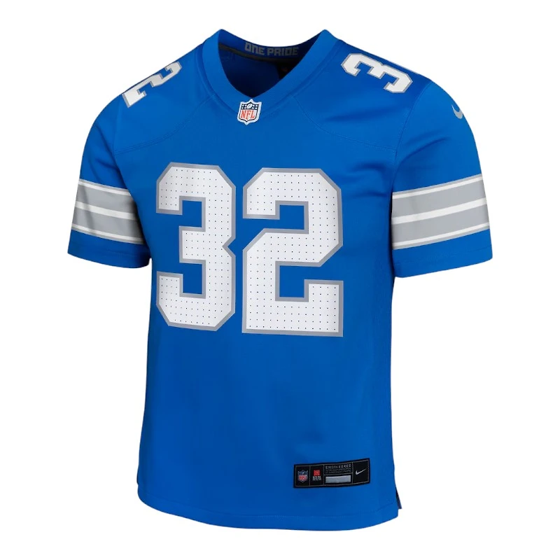 Youth Detroit Lions Brian Branch Blue Nike Game Jersey