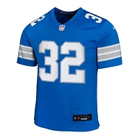 Youth Detroit Lions Brian Branch Blue Nike Game Jersey