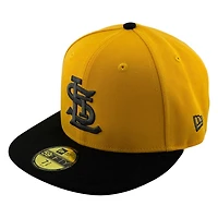 St. Louis Cardinals Yellow and Black Busch Stadium 30th Anniversary Patch New Era 59FIFTY Fitted Hat