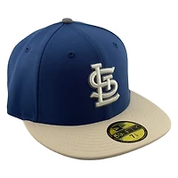 St. Louis Cardinals Royal Blue Cream New Era 59FIFTY Fitted Hat