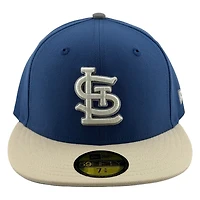 St. Louis Cardinals Royal Blue Cream New Era 59FIFTY Fitted Hat