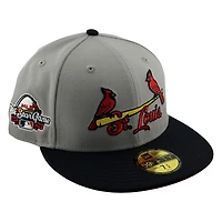 St. Louis Cardinals Grey and Navy 2009 All-Star Game Patch New Era 59FIFTY Fitted Hat