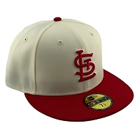 St. Louis Cardinals Cream and Red New Era 59FIFTY Fitted Hat