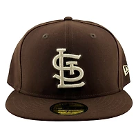 St. Louis Cardinals Brown New Era 59FIFTY Fitted Hat