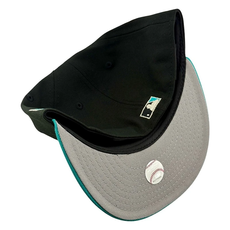 St. Louis Cardinals Black and Teal Busch Stadium Final Season Patch New Era 59FIFTY Fitted Hat