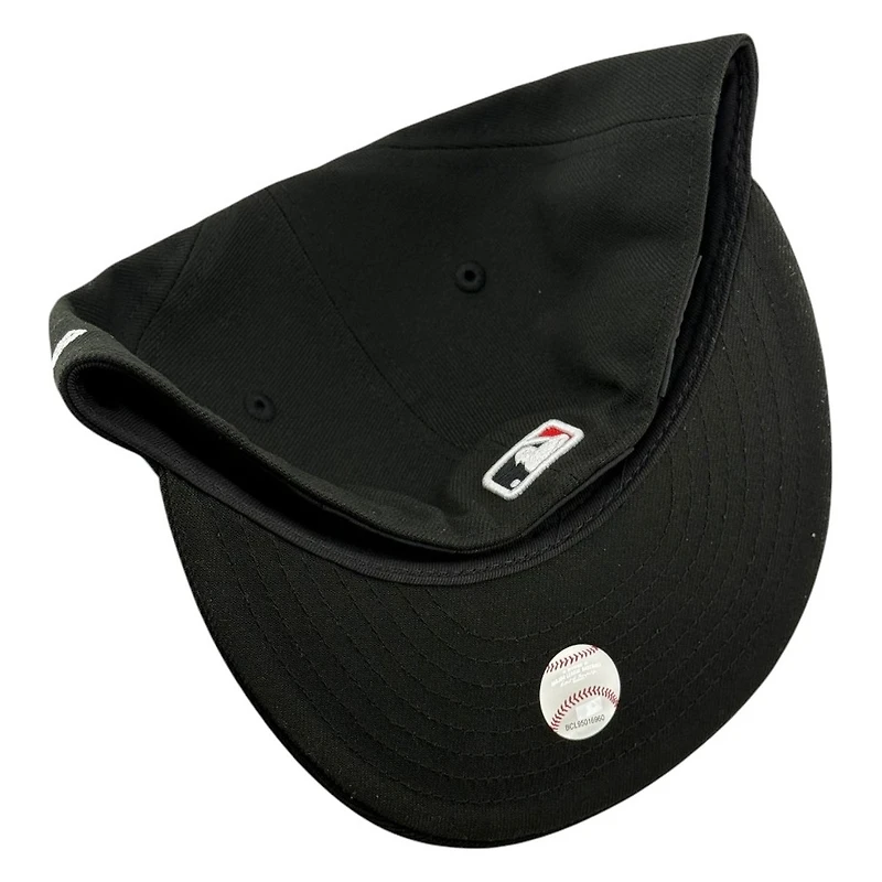 St. Louis Cardinals Black with Red Lips New Era 59FIFTY Fitted Hat