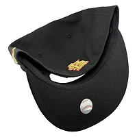 St. Louis Cardinals Black STL Logo with Red Flames Busch Stadium Patch New Era 59FIFTY Fitted Hat
