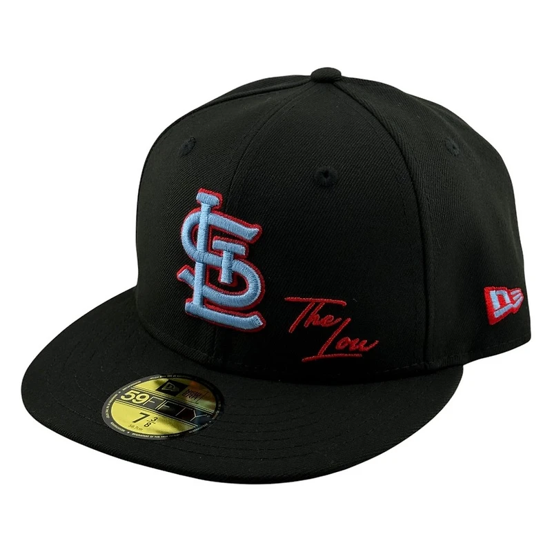 St. Louis Cardinals Black and Light Blue "The Lou" New Era 59FIFTY Fitted Hat