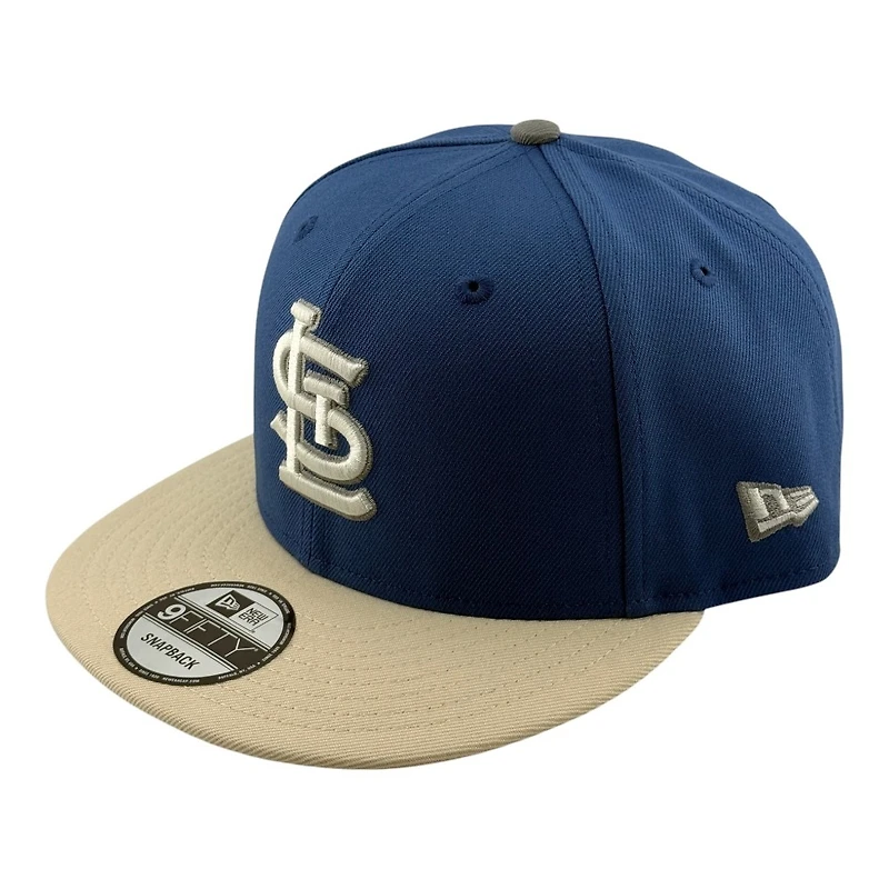 St. Louis Cardinals Royal Blue and Tan STL New Era 9FIFTY Snapback Hat