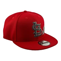 St. Louis Cardinals Red and Grey STL Rose New Era 9FIFTY Snapback Hat