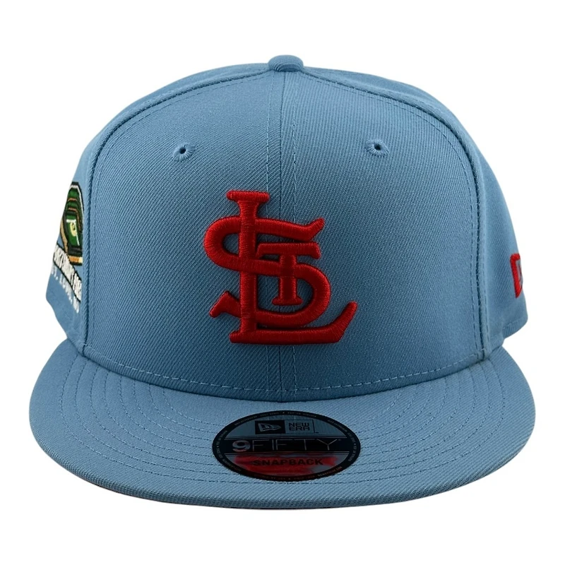 St. Louis Cardinals Light Blue Sportsman’s Park Patch New Era 9FIFTY Snapback Hat