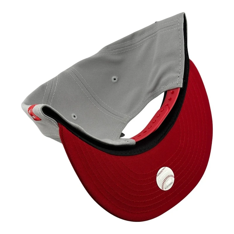 St. Louis Cardinals Grey and Red Flaming Bird Logo 125th Anniversary Patch New Era 9FIFTY Snapback Hat