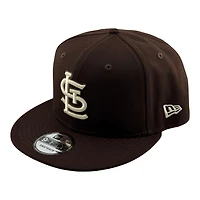 St. Louis Cardinals Burntwood Brown STL New Era 9FIFTY Snapback Hat