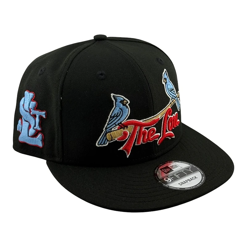 St. Louis Cardinals Light Blue and The Lou New Era 9FIFTY Snapback Hat