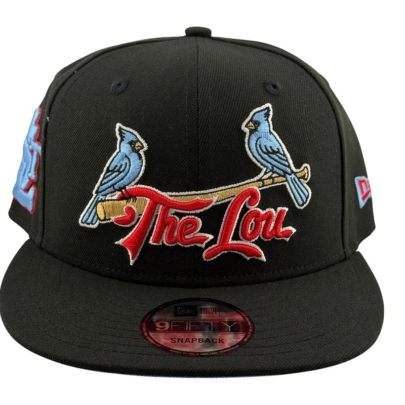 St. Louis Cardinals Light Blue and The Lou New Era 9FIFTY Snapback Hat