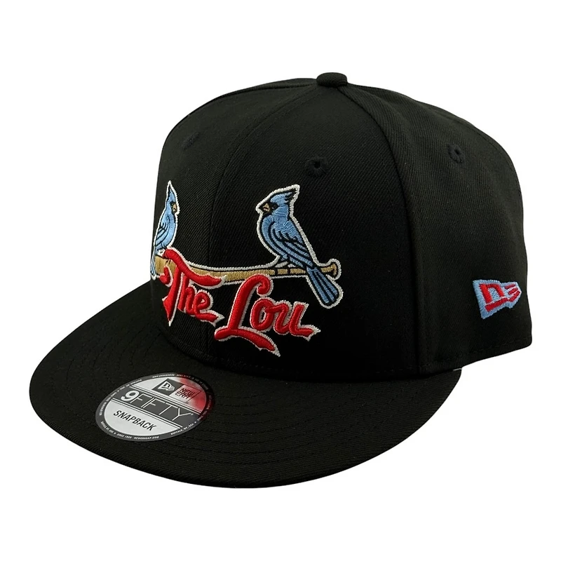 St. Louis Cardinals Light Blue and The Lou New Era 9FIFTY Snapback Hat