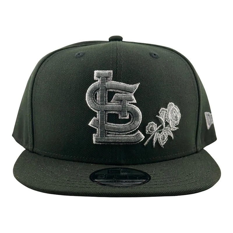 St. Louis Cardinals and Grey STL Rose New Era 9FIFTY Snapback Hat