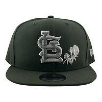 St. Louis Cardinals and Grey STL Rose New Era 9FIFTY Snapback Hat