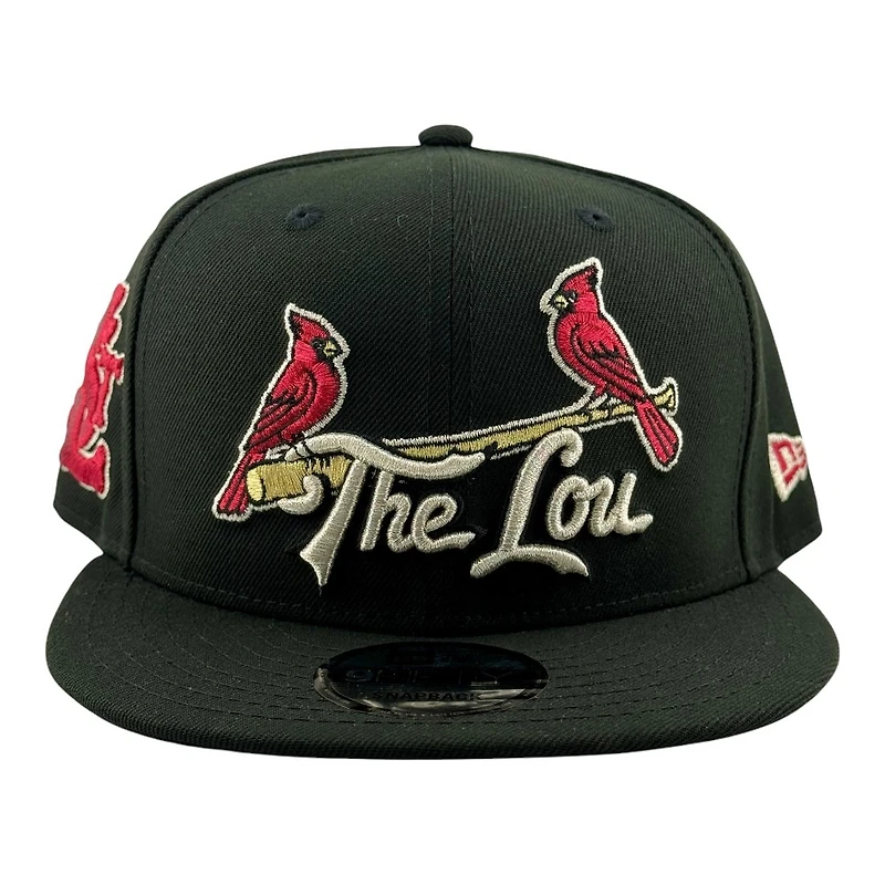 St. Louis Cardinals Black The Lou New Era 9FIFTY Snapback Hat